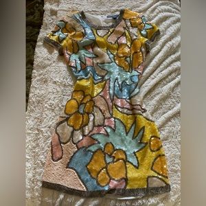 Rare French Connection Sequin Party Dress